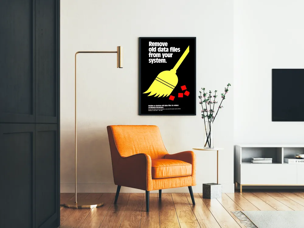 Affiche de décoration murale Sur le thème du nettoyage des données