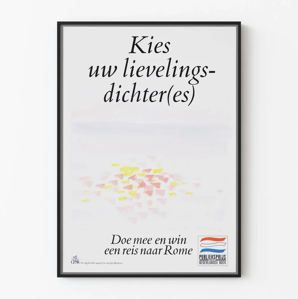 Affiche de décoration murale vintage promotionnelle néerlandaise