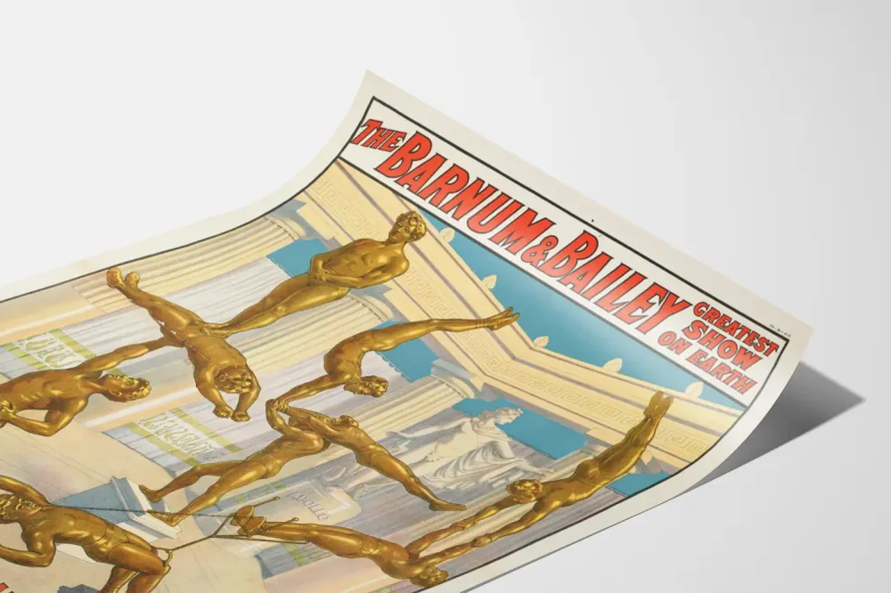 Affiche décorative Barnum & Bailey Apollo Trio