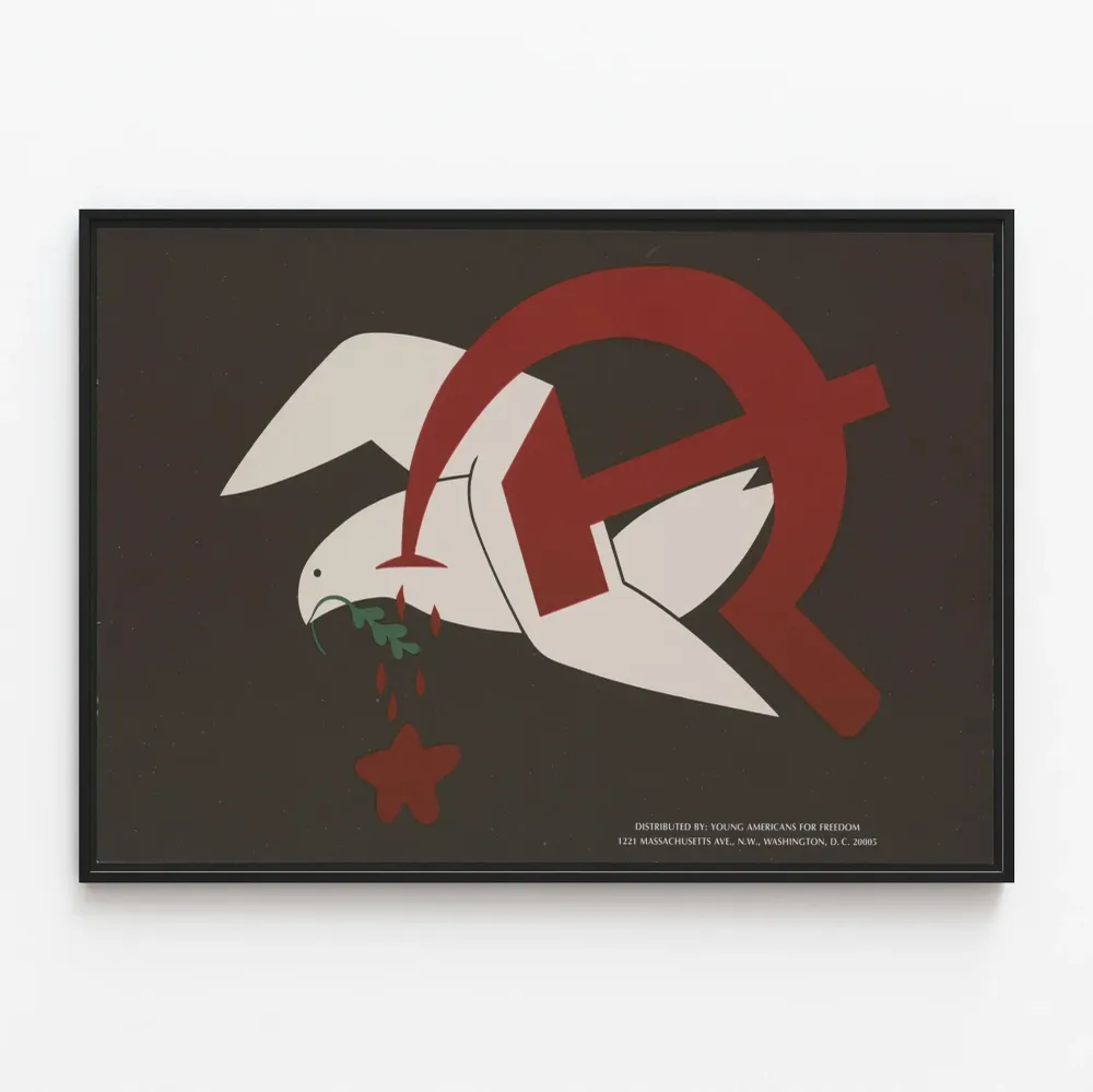 Affiche décorative Colombe et Marteau pour artisanat mural
