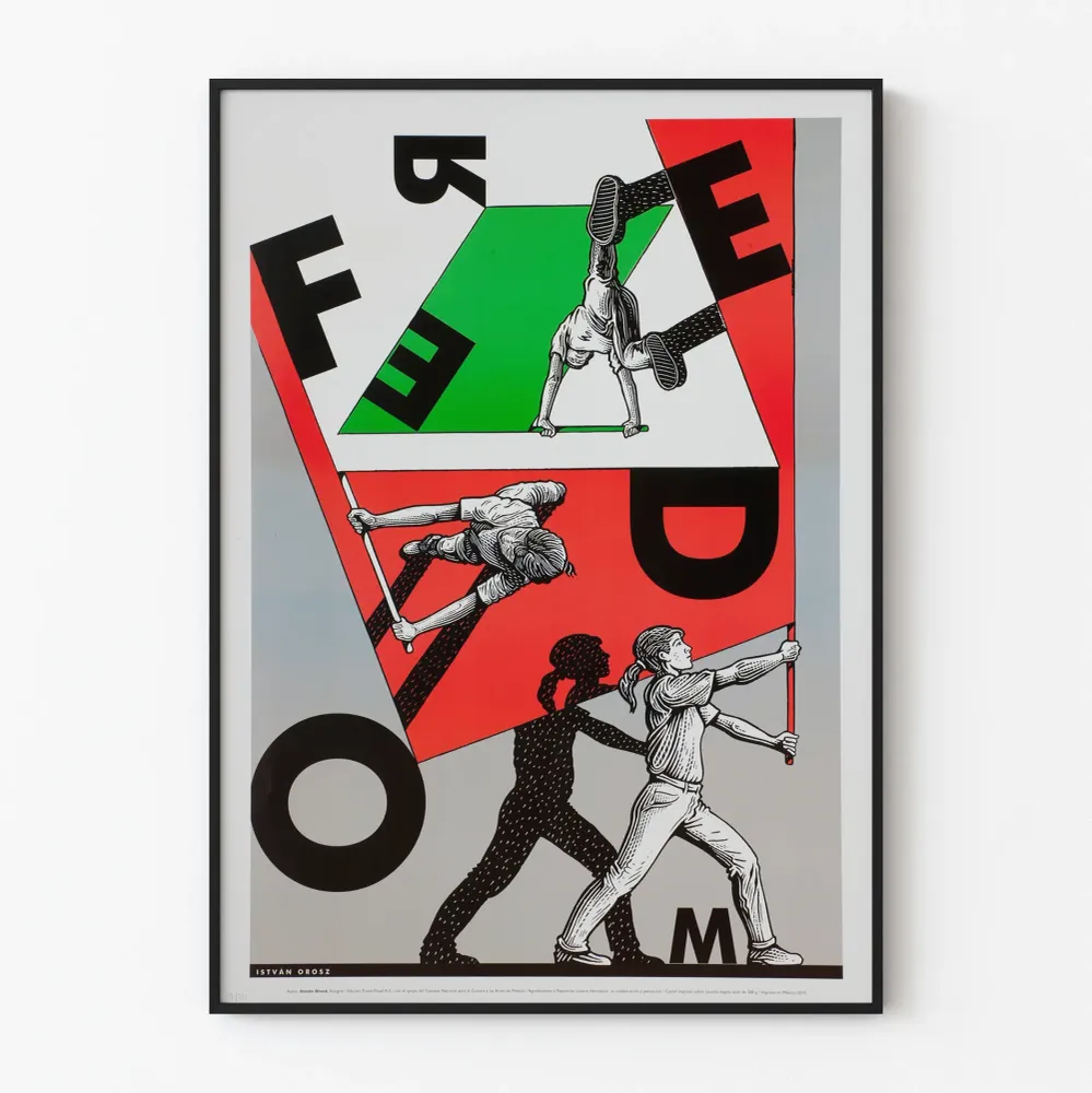 Affiche Décorative Freedom par István Orosz