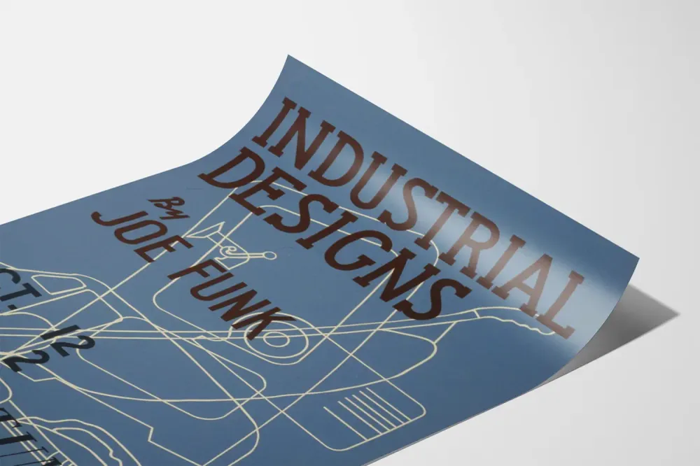 Affiche Décorative Industrial Designs par Joe Funk