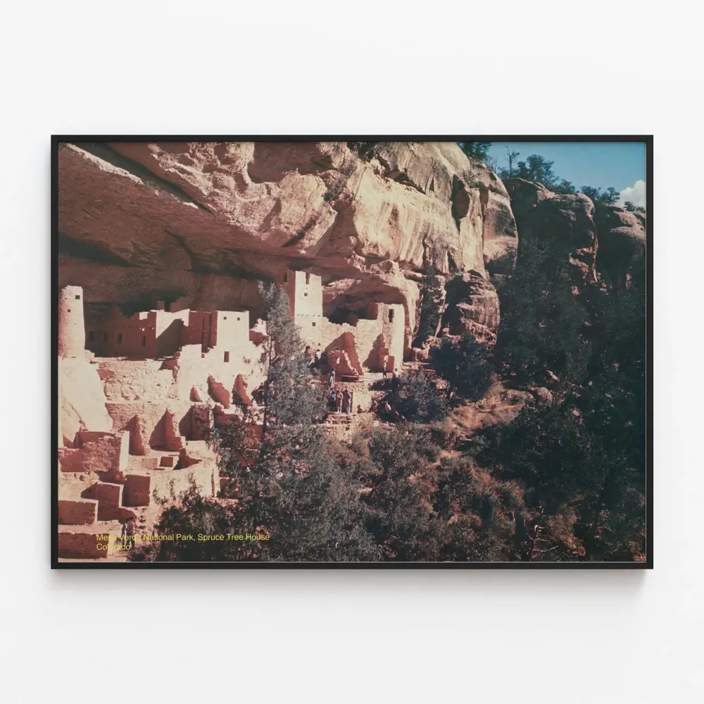 Affiche décorative de Mesa Verde National Park - Spruce Tree House, Colorado