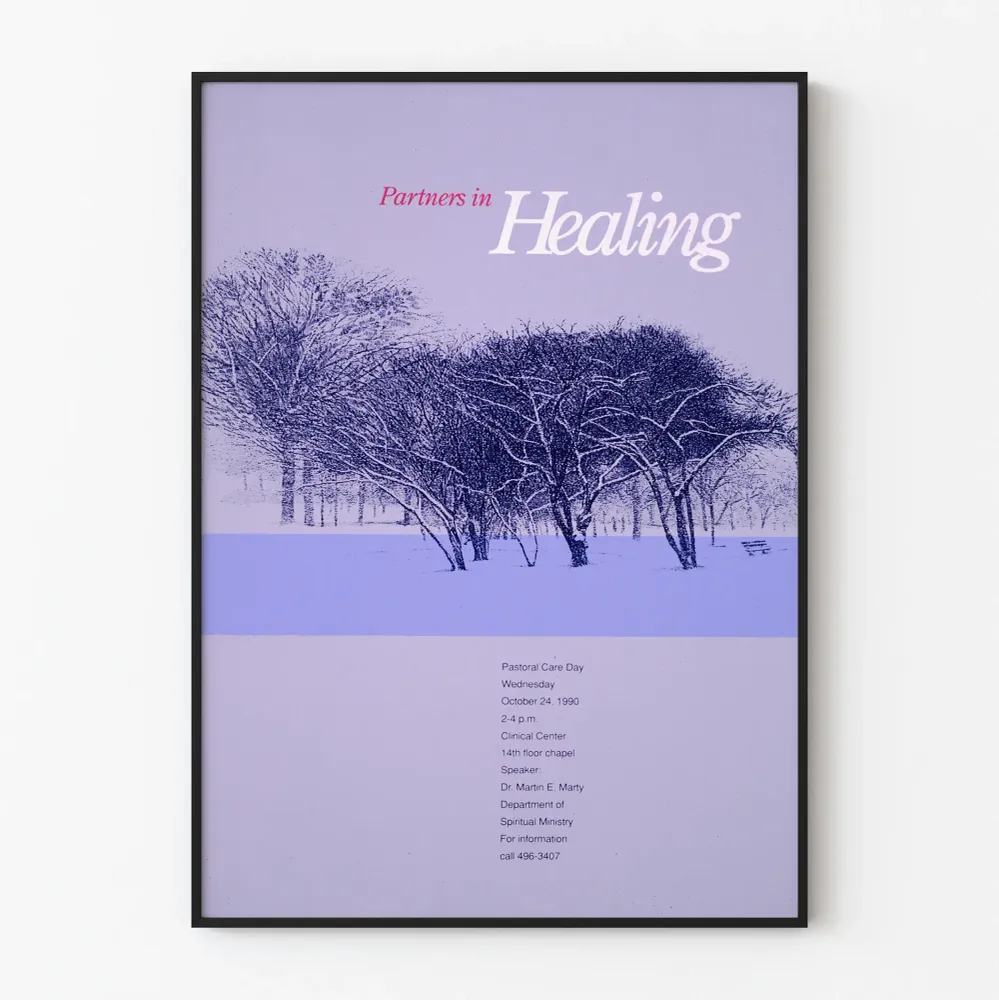 Affiche décorative Partners Healing pour espace de soin