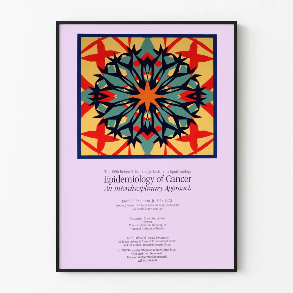 Affiche Décorative Épidémiologie du Cancer - Approche Interdisciplinaire