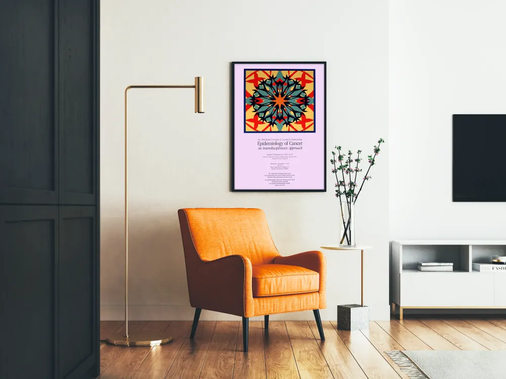 Affiche Décorative Épidémiologie du Cancer - Approche Interdisciplinaire