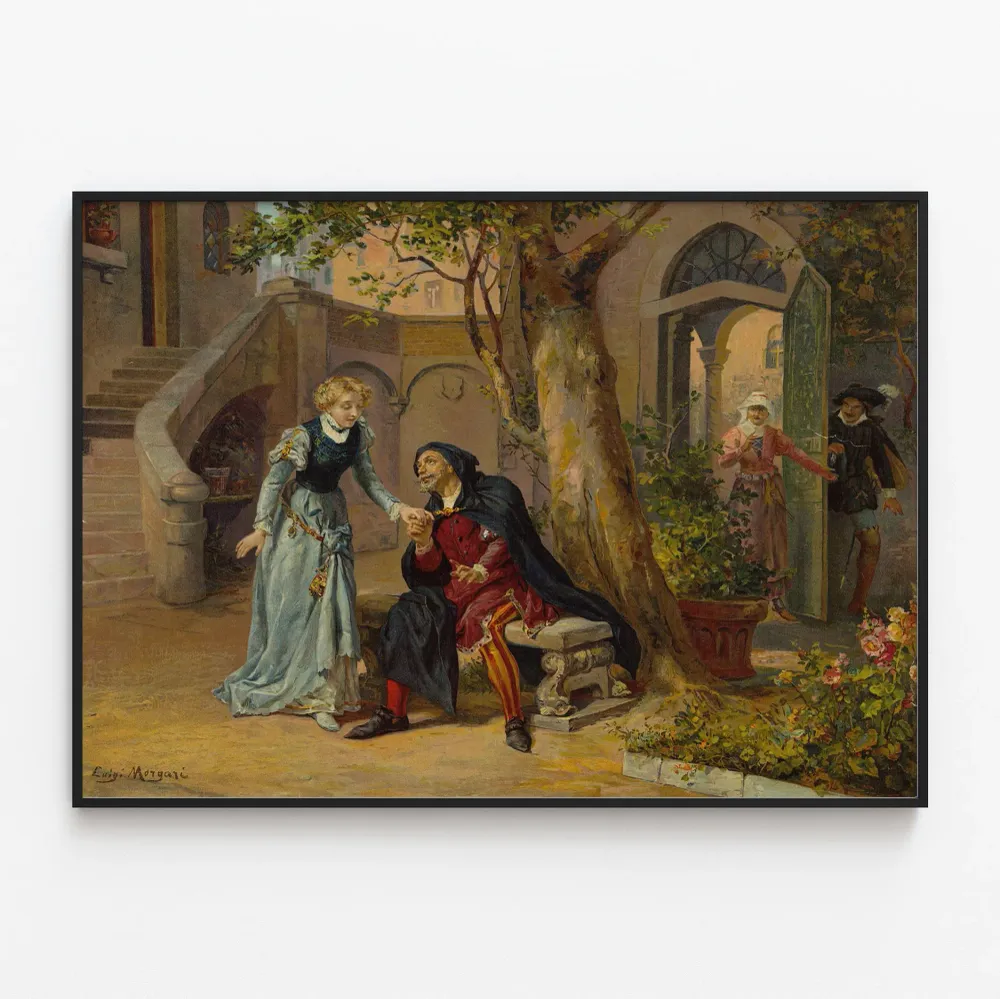 Affiche décorative Rigoletto scène classique