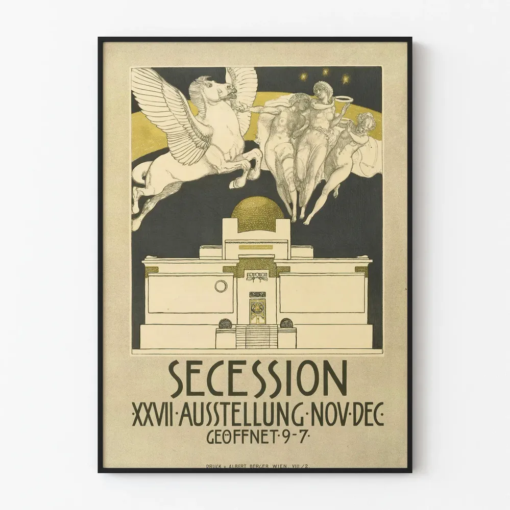 Affiche Décorative Sécession XXVII Ausstellung Novembre-Décembre