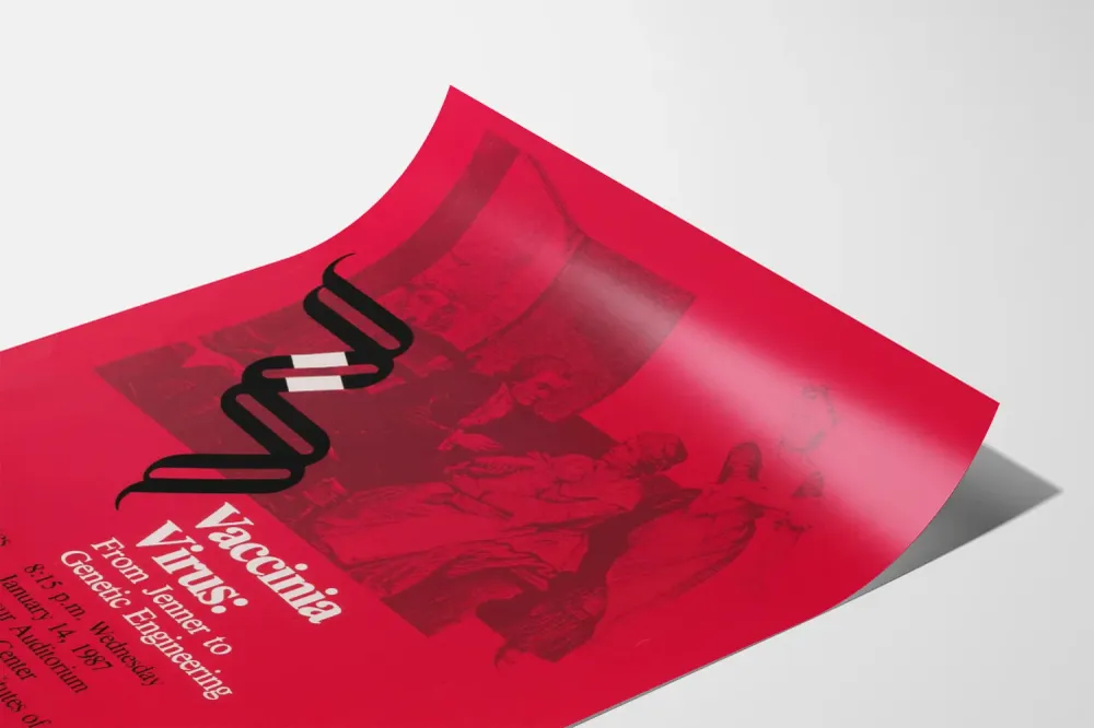 Affiche Décorative Vaccinia Virus : De Jenner à l'Ingénierie Génétique