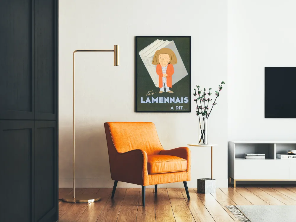 Affiche décorative vintage Lamennais à dit