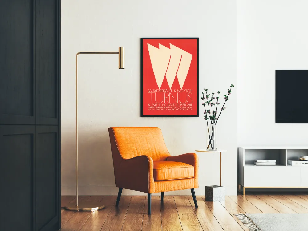 Affiche d'exposition Turnus - Kunsthalle Bâle