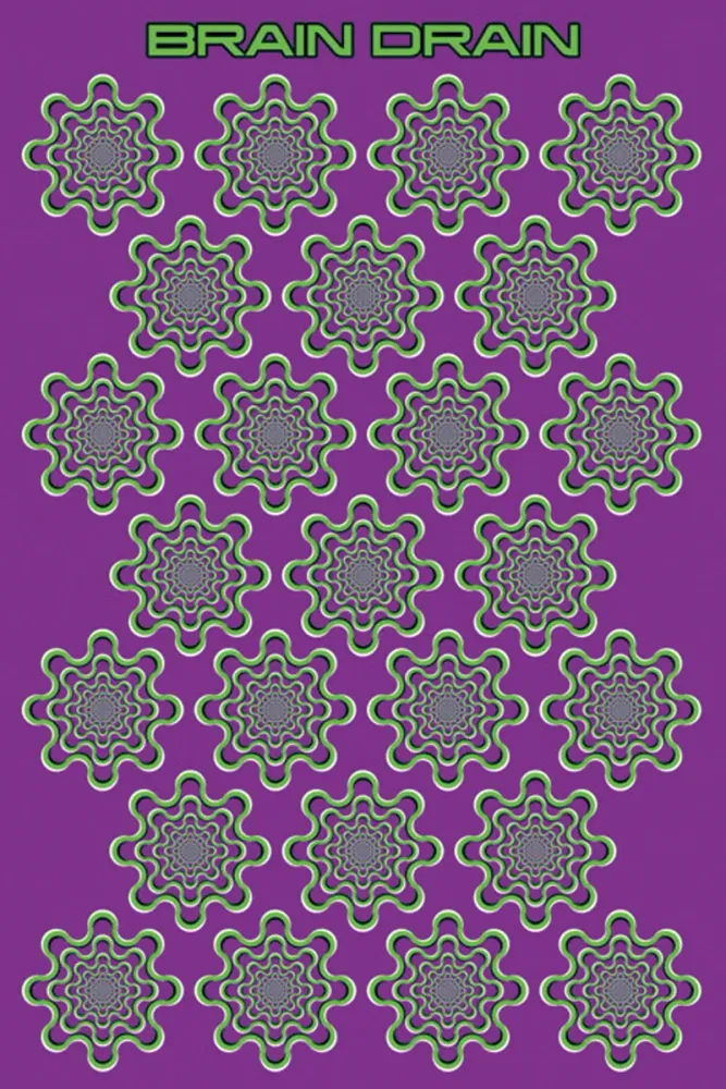 Affiche d'illusion d'optique