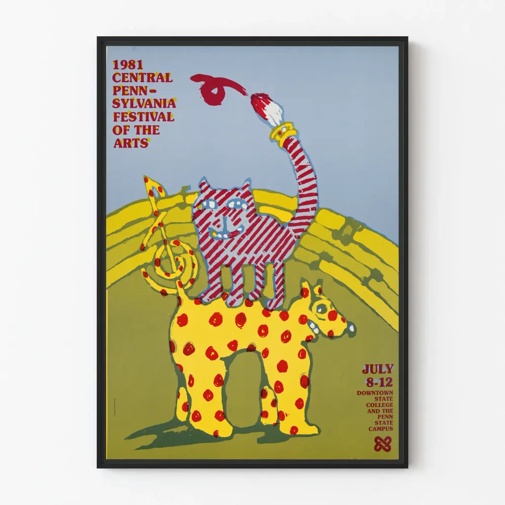 Affiche Festival des Arts Central Pennsylvania 1981