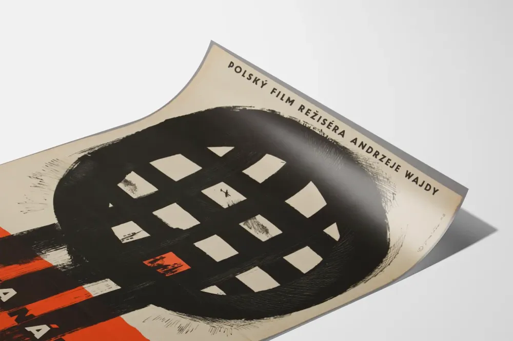 Affiche de Film Polonaise Kanály par Andrzej Wajda