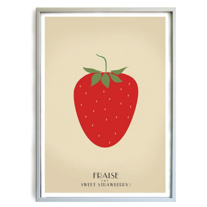 Affiche Fraise