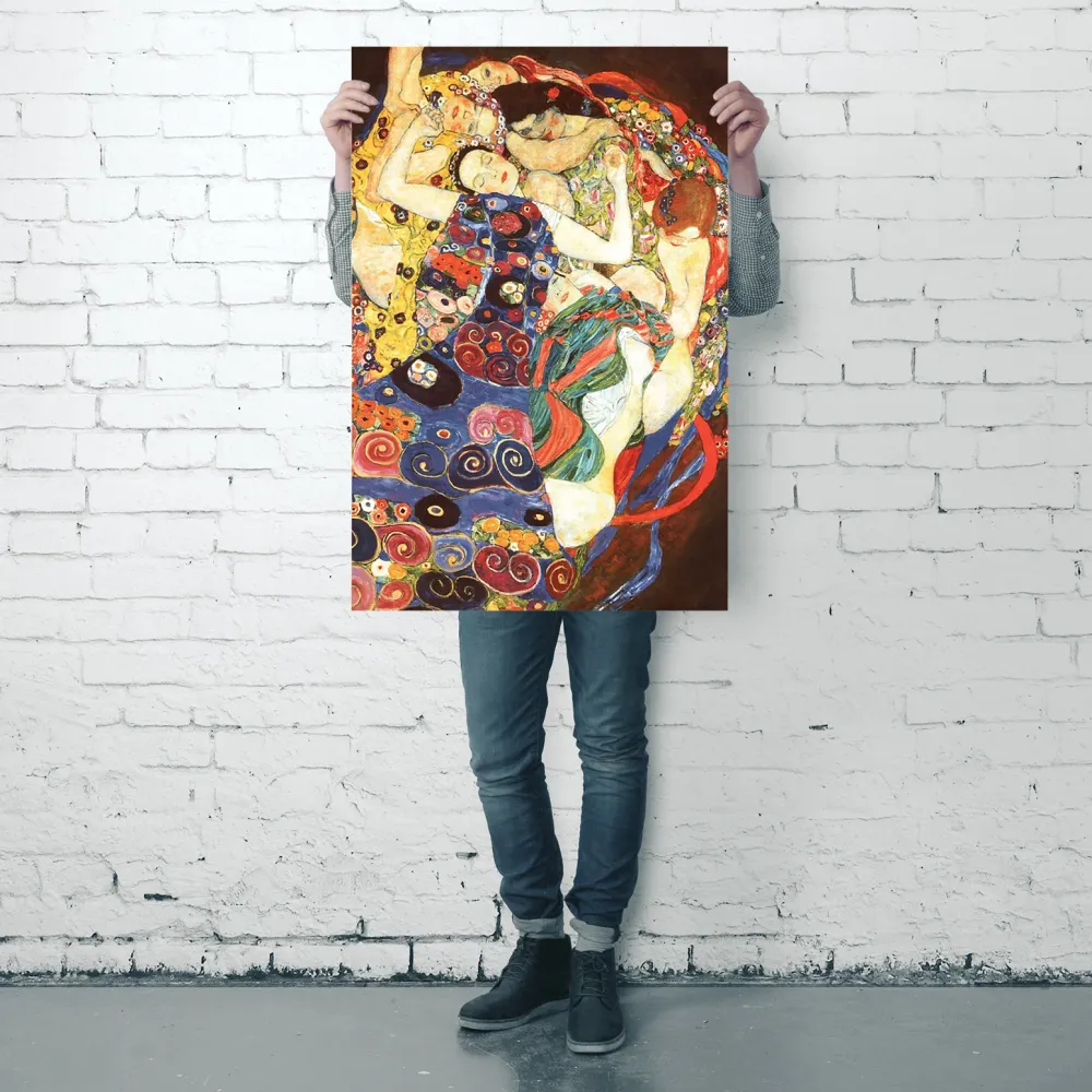 Affiche de Gustav Klimt La Vierge
