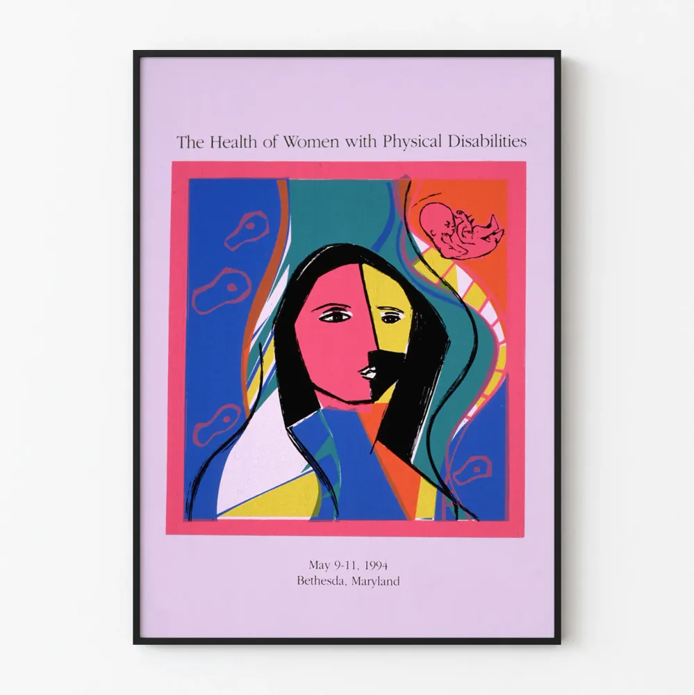 Affiche Health Women Physical Disabilities - Décoration murale artistique