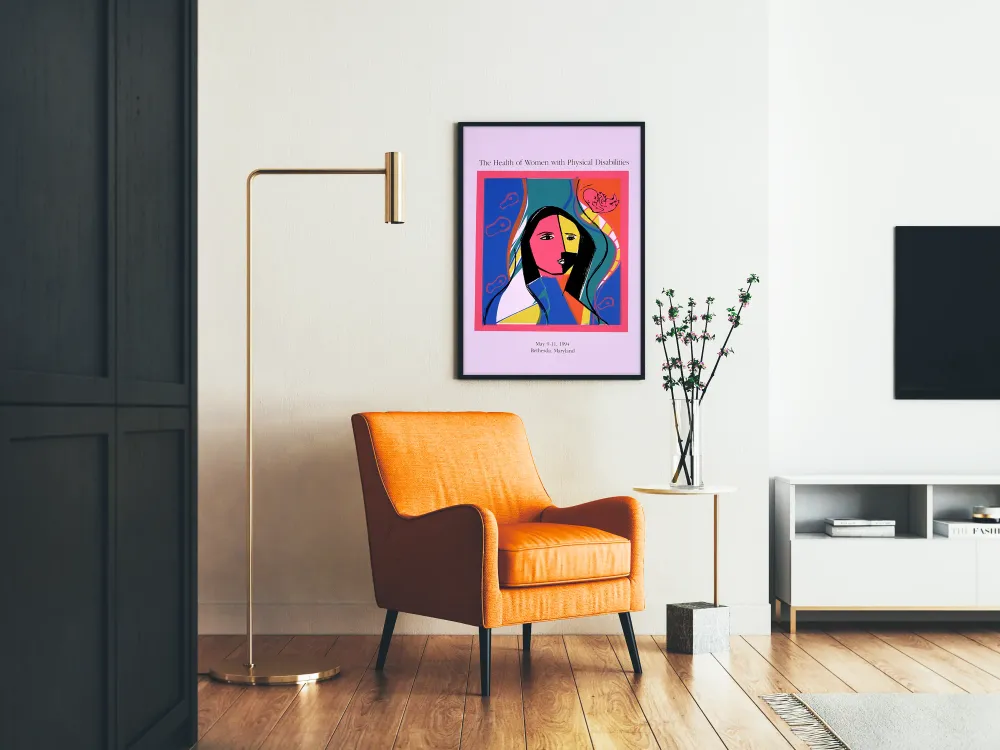 Affiche Health Women Physical Disabilities - Décoration murale artistique