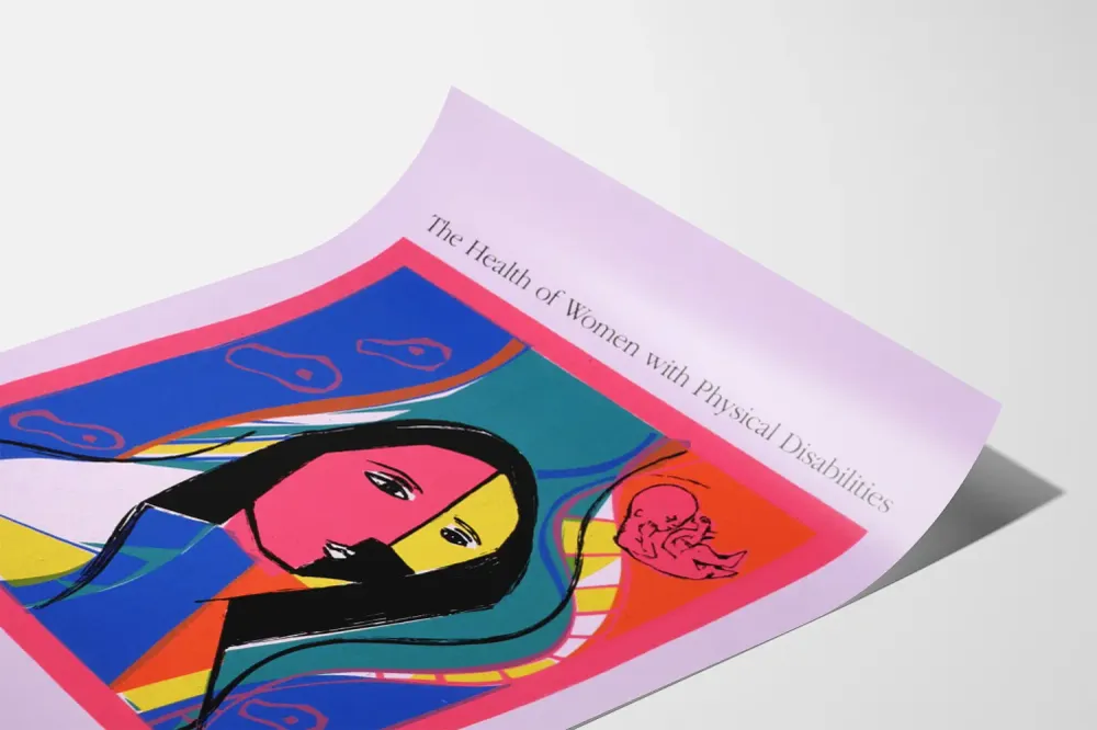 Affiche Health Women Physical Disabilities - Décoration murale artistique
