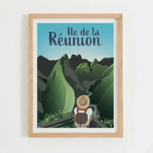 Affiche Ile de la Réunion