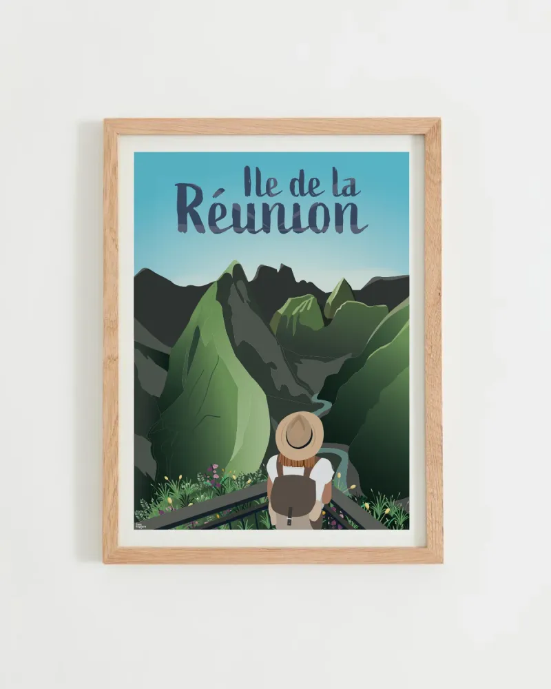 Affiche Ile de la Réunion