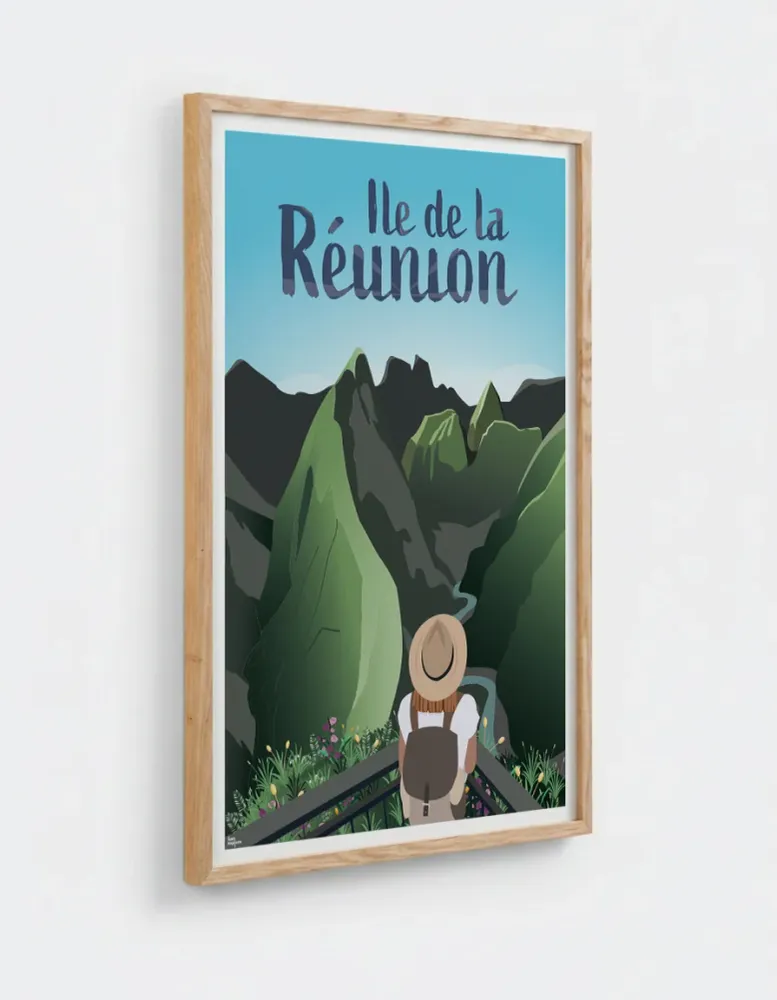 Affiche Ile de la Réunion