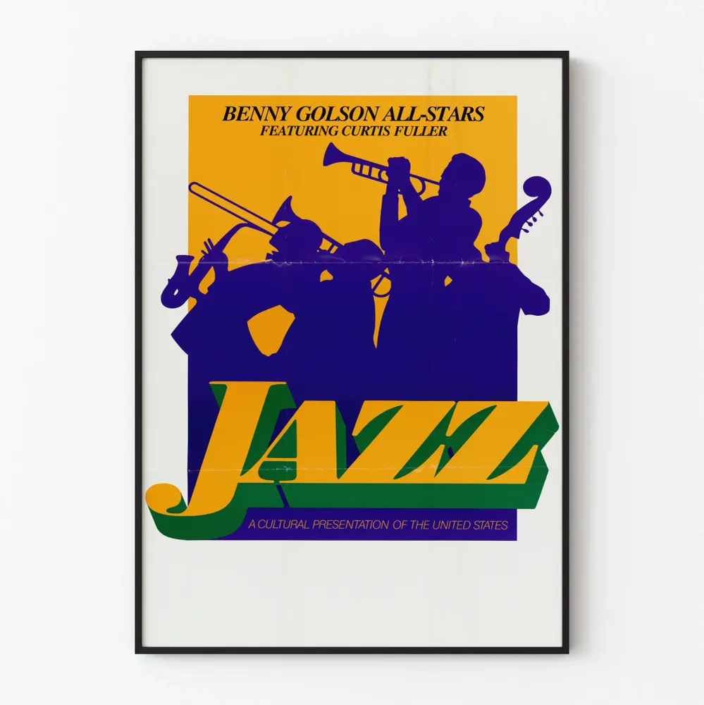 Affiche Jazz Benny Golson All-Stars Featuring Curtis Fuller