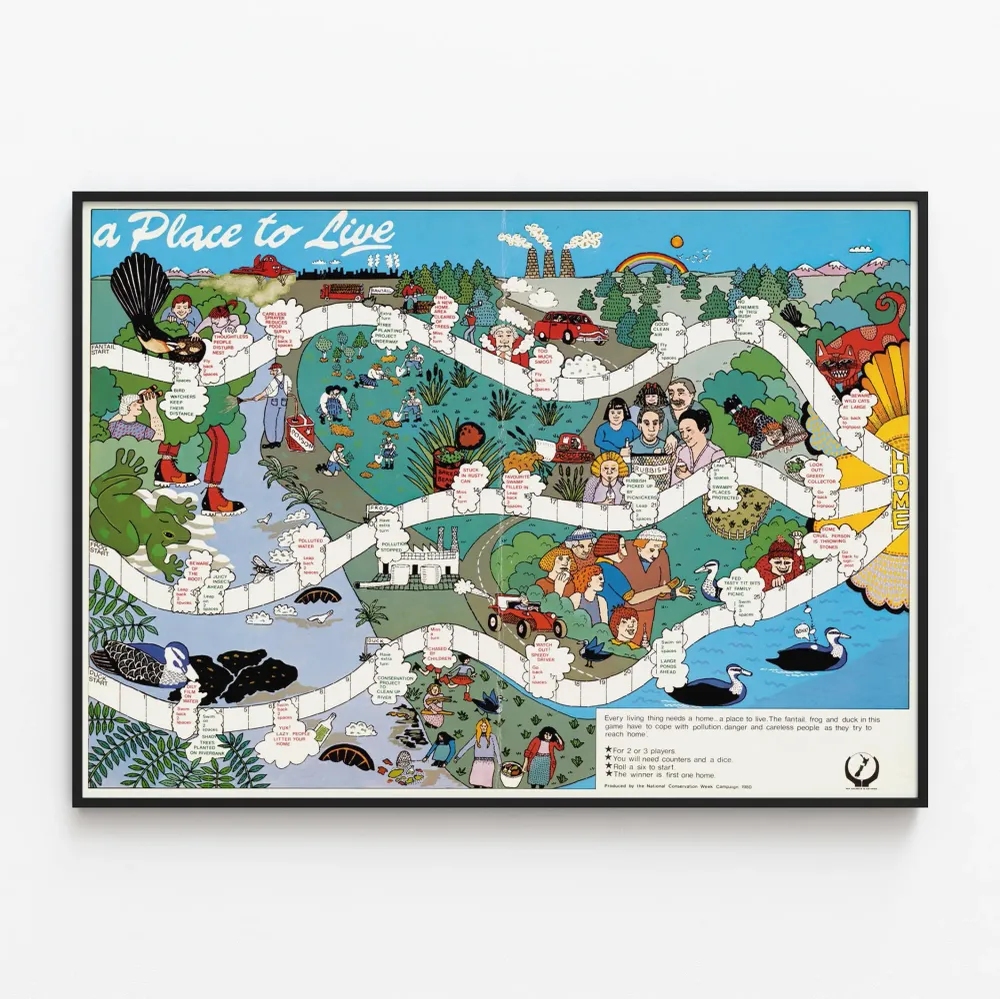 Affiche de Jeu Environnemental Place to Live - Décoration Murale Éducative