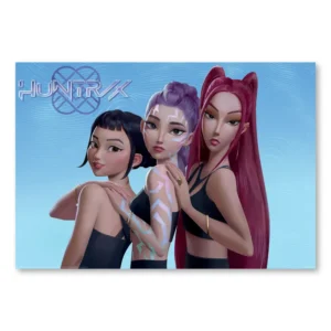Affiche K-Pop Demon Hunters Rumi, Mira & Zoey, Comeback