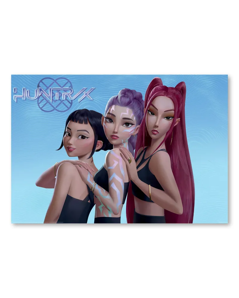 Affiche K-Pop Demon Hunters Rumi, Mira & Zoey, Comeback