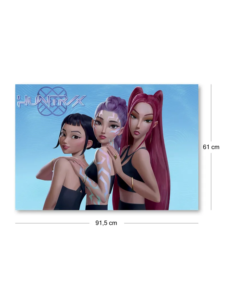 Affiche K-Pop Demon Hunters Rumi, Mira & Zoey, Comeback