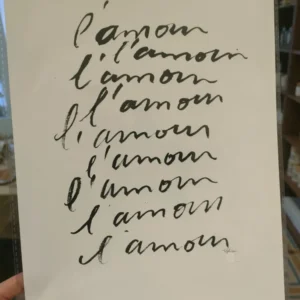 Affiche A4 L'amour l'amour - Tifalia