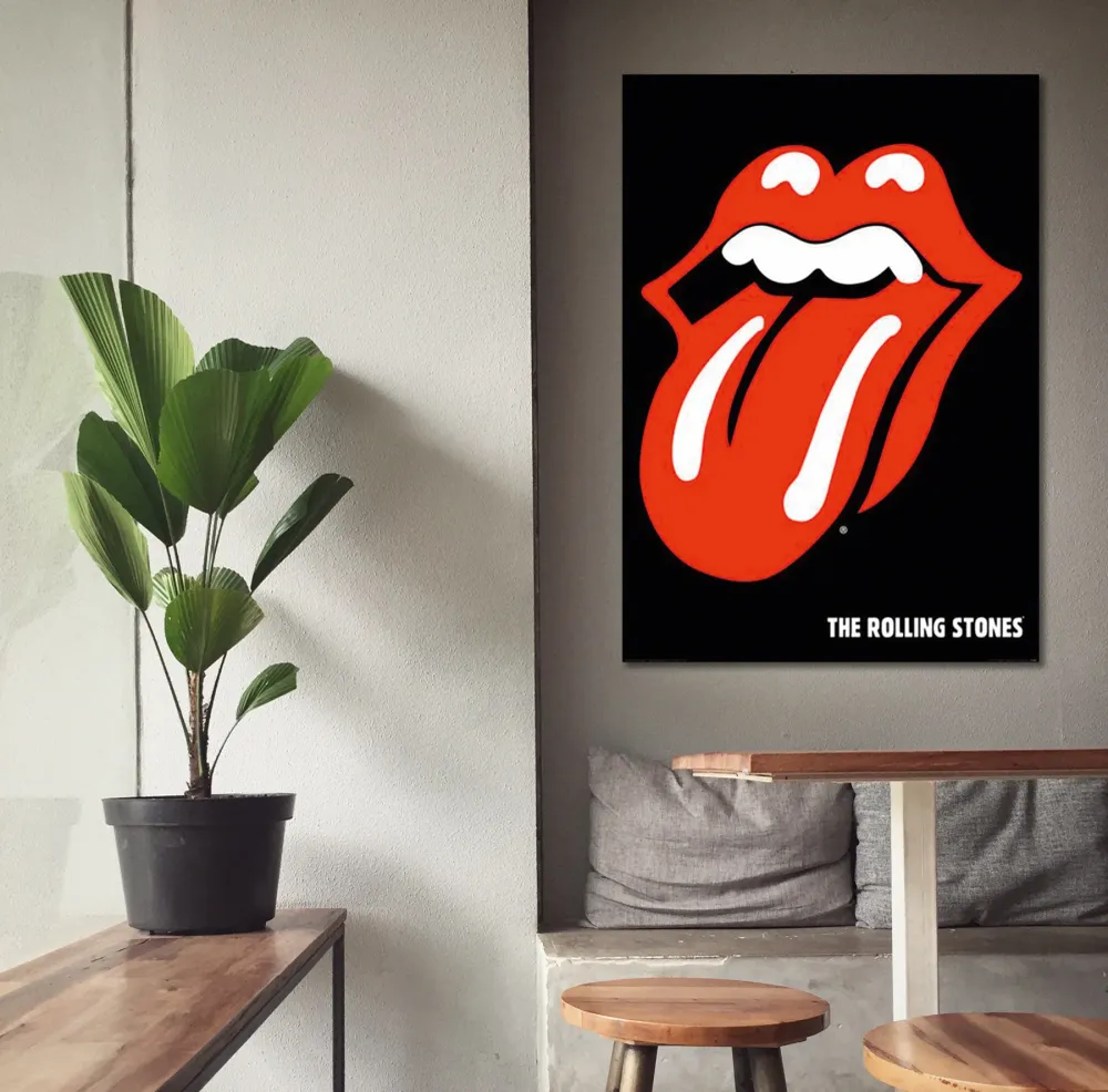 Affiche du logo des Rolling Stones