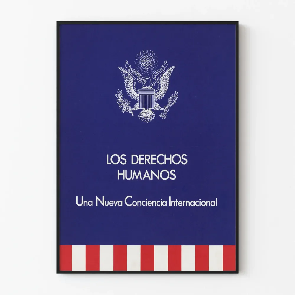Affiche Los Derechos Humanos - Décoration Murale Thème Droits Humains