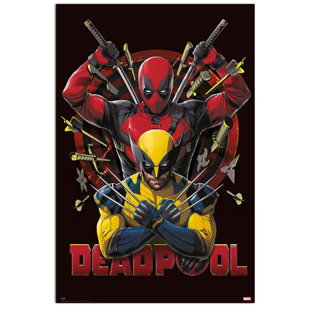 Affiche Marvel Comics Deadpool & Wolverine 2