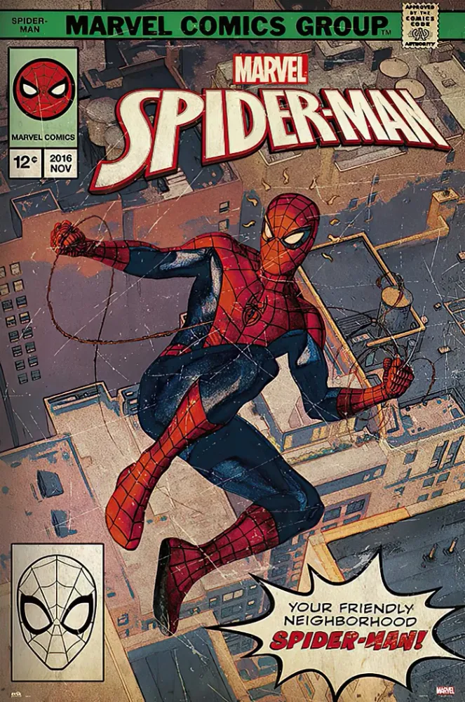 Affiche Marvel Spider-Man Comic Front