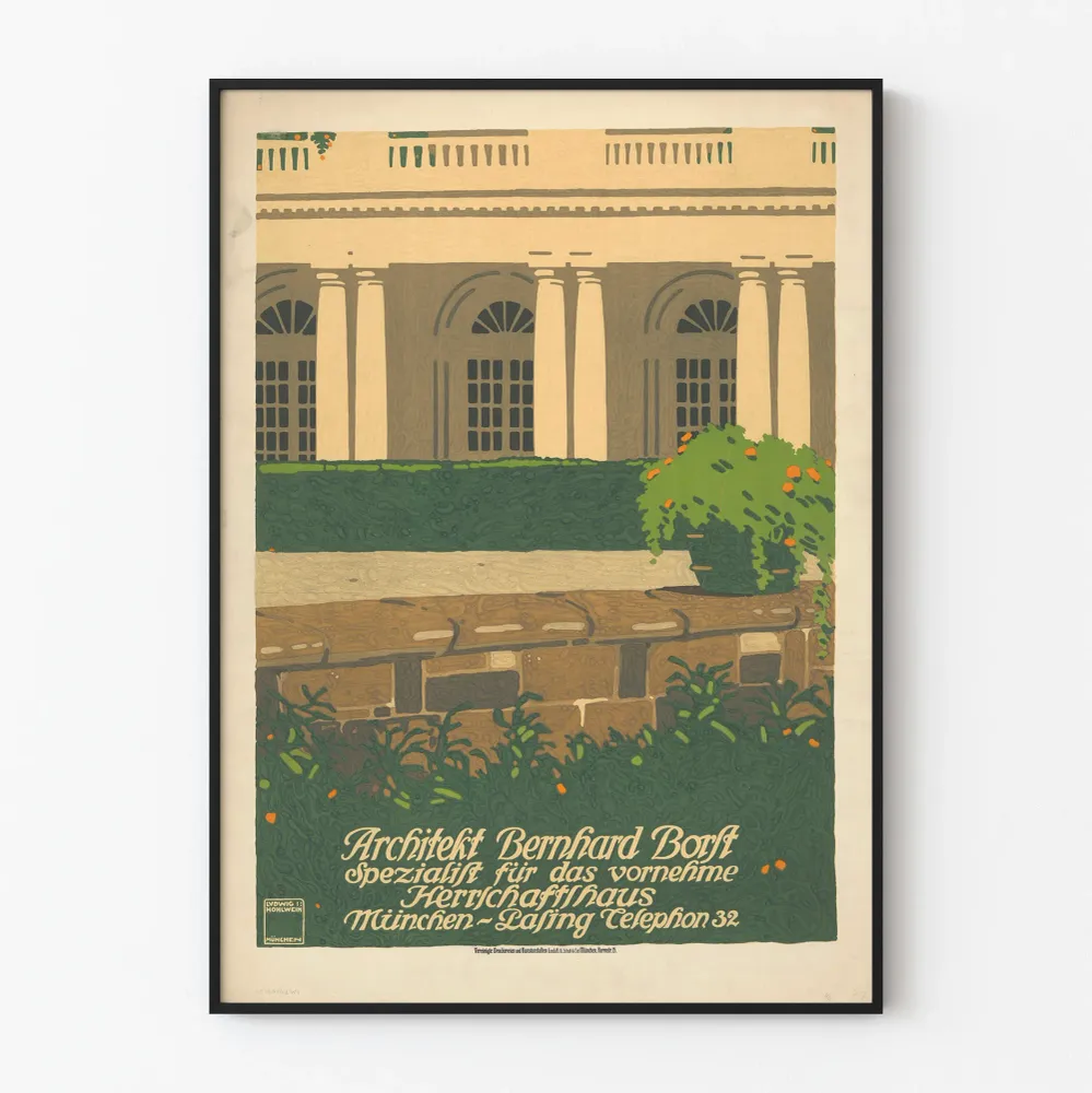Affiche Murale Architecture Classique - Bernhard Borst