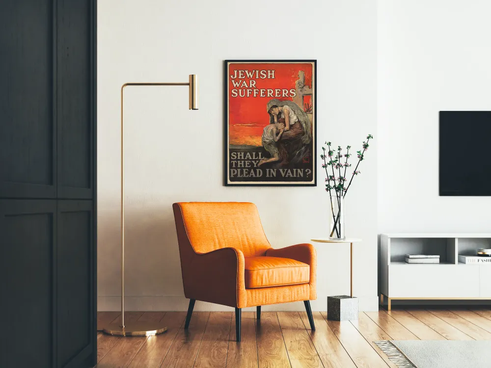 Affiche Murale Vintage Jewish War Sufferers