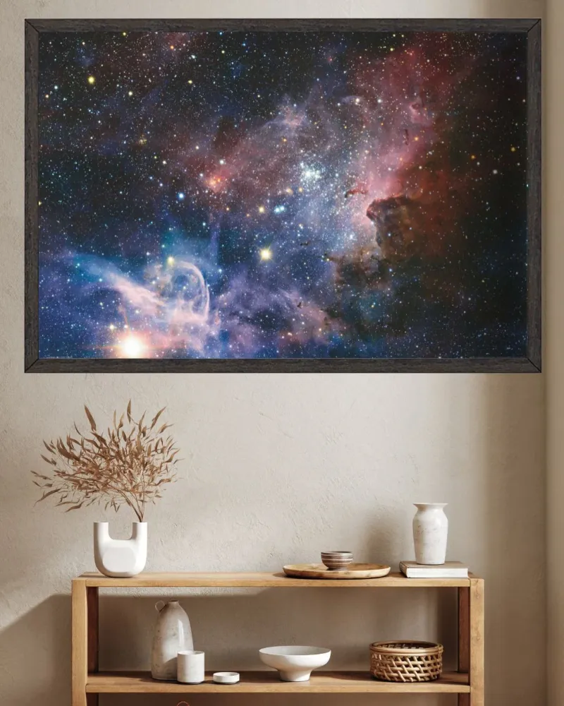 Affiche de la nébuleuse de la Carène : La naissance de nouvelles étoiles