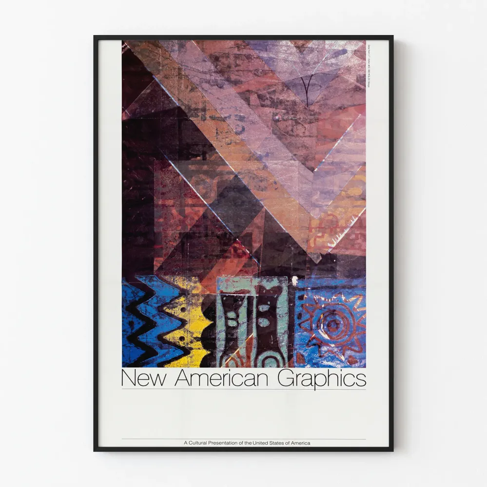 Affiche New American Graphics abstraite et colorée