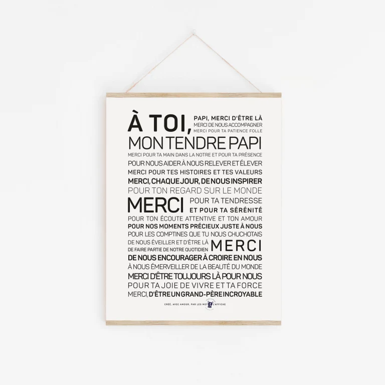 Affiche Papi A6