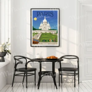 Affiche PARIS « Sacré cœur »