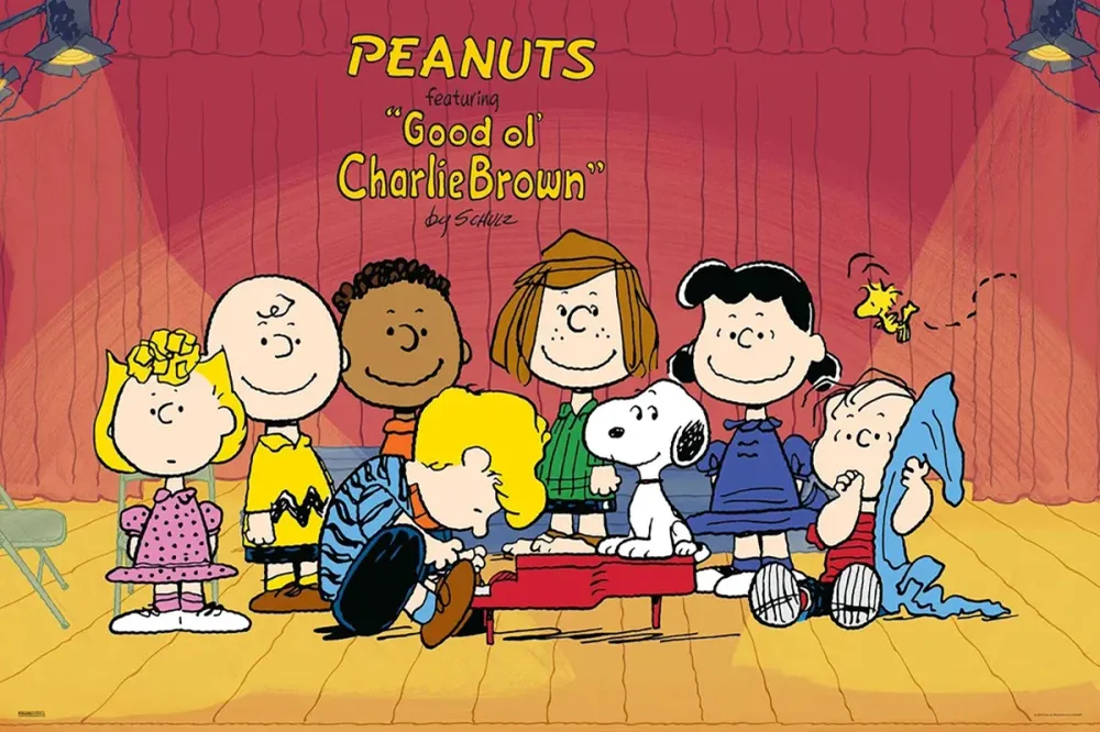 Affiche Peanuts Piano