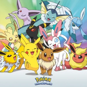 Affiche Pokémon Évolutions d'Évoli