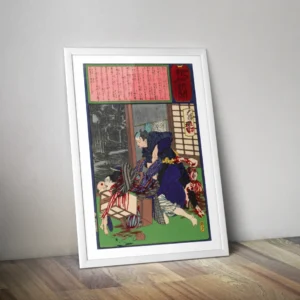 Affiche poster art asiatique estampe japonaise