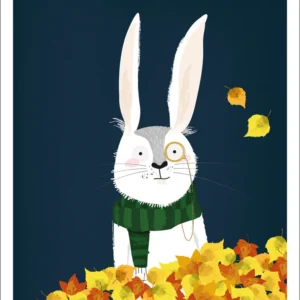 Affiche pour chambre d'enfant êt de lapins