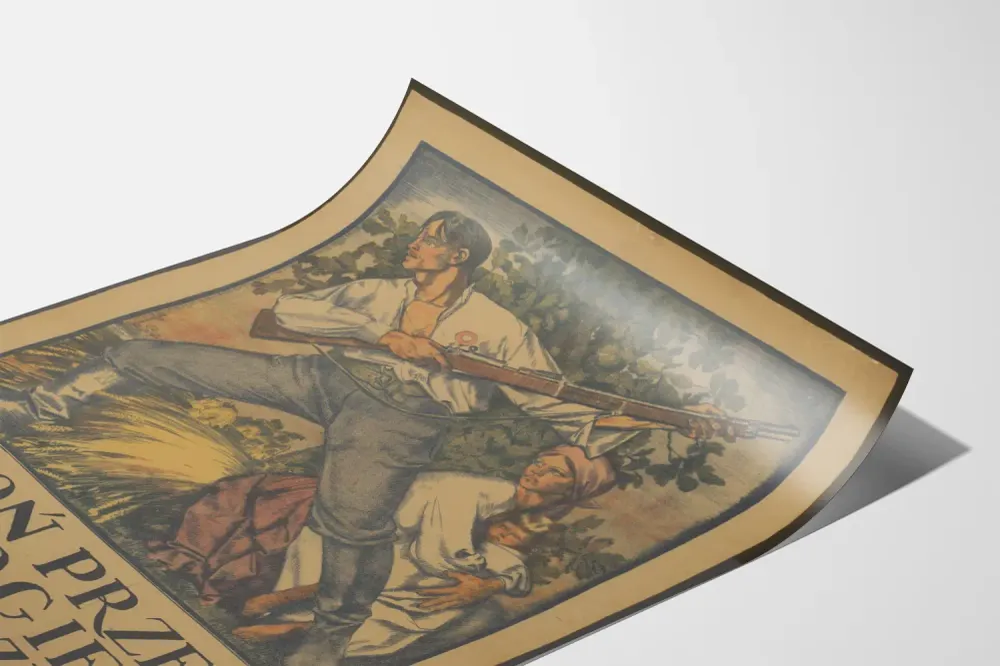 Affiche de Propagande Polonaise - Protection de la Famille