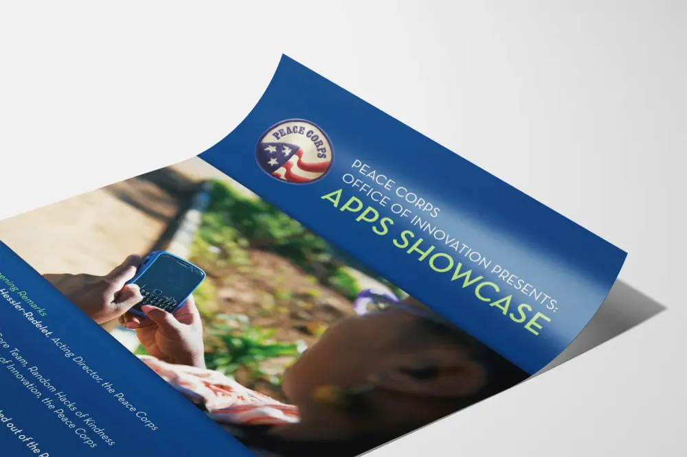 Affiche de présentation Apps Showcase Peace Corps