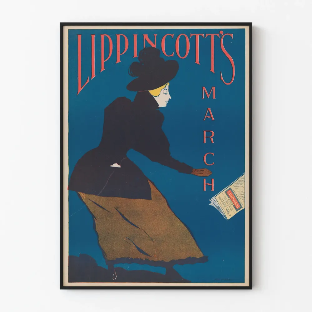 Affiche Publicitaire Vintage Lippincotts March