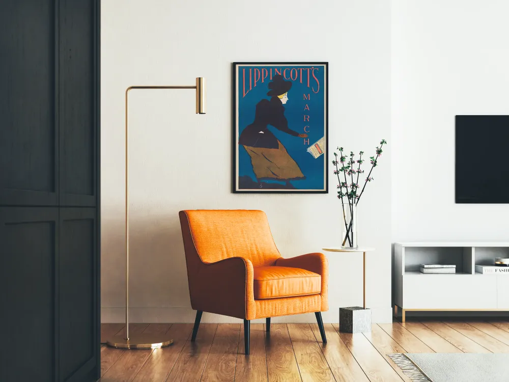 Affiche Publicitaire Vintage Lippincotts March